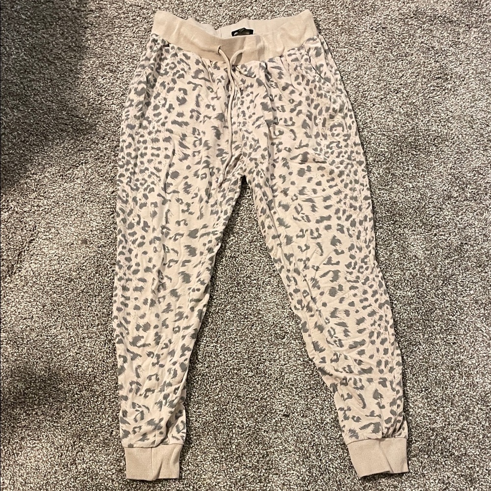 Leopard Print womens Joggers